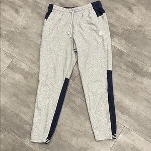 Size large adidas zip ankle sweatpants